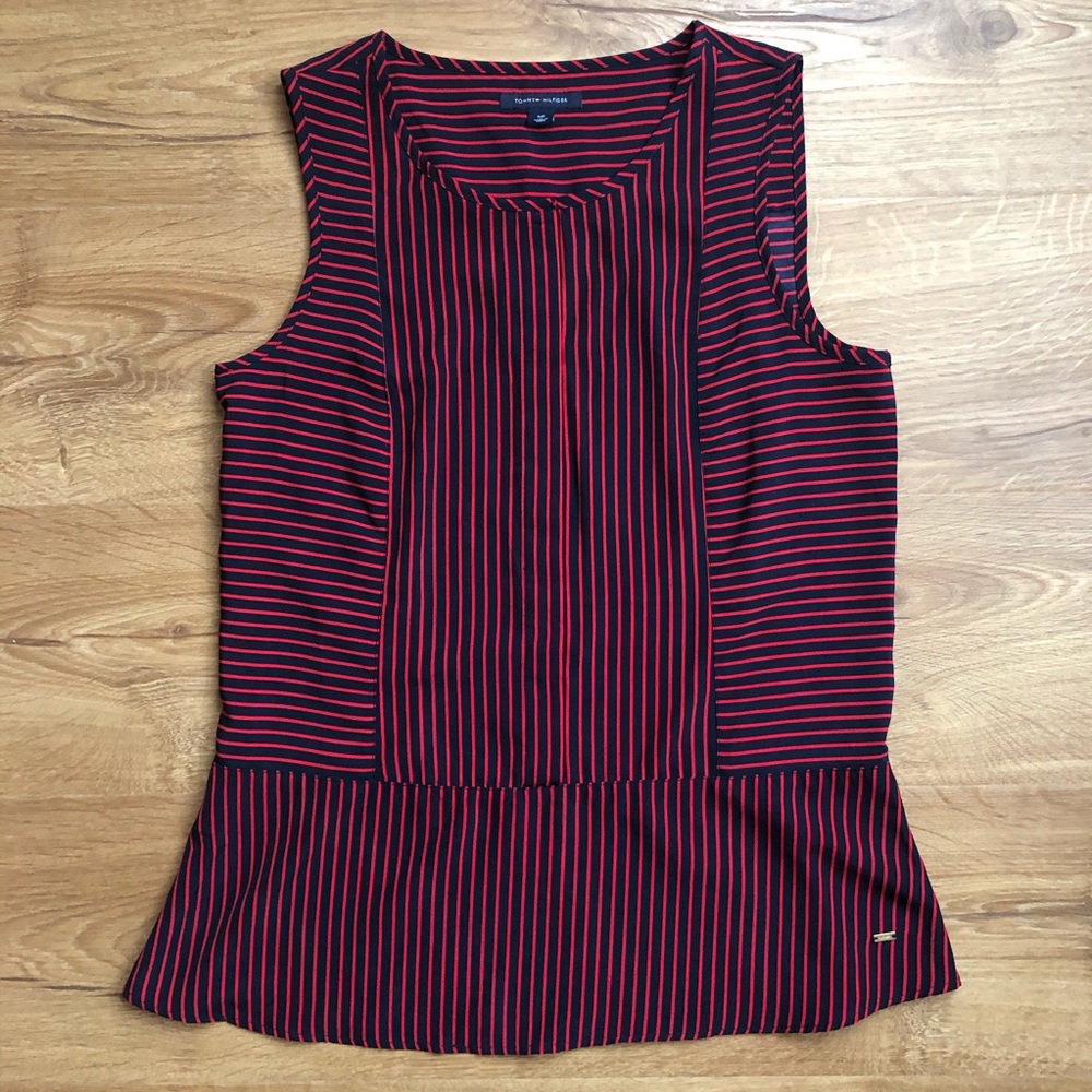 Tommy Hilfiger tank with peplum accent